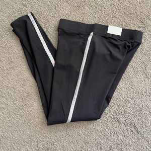 Pink Victoria’s Secret bling cotton leggings NWT sz M HTF